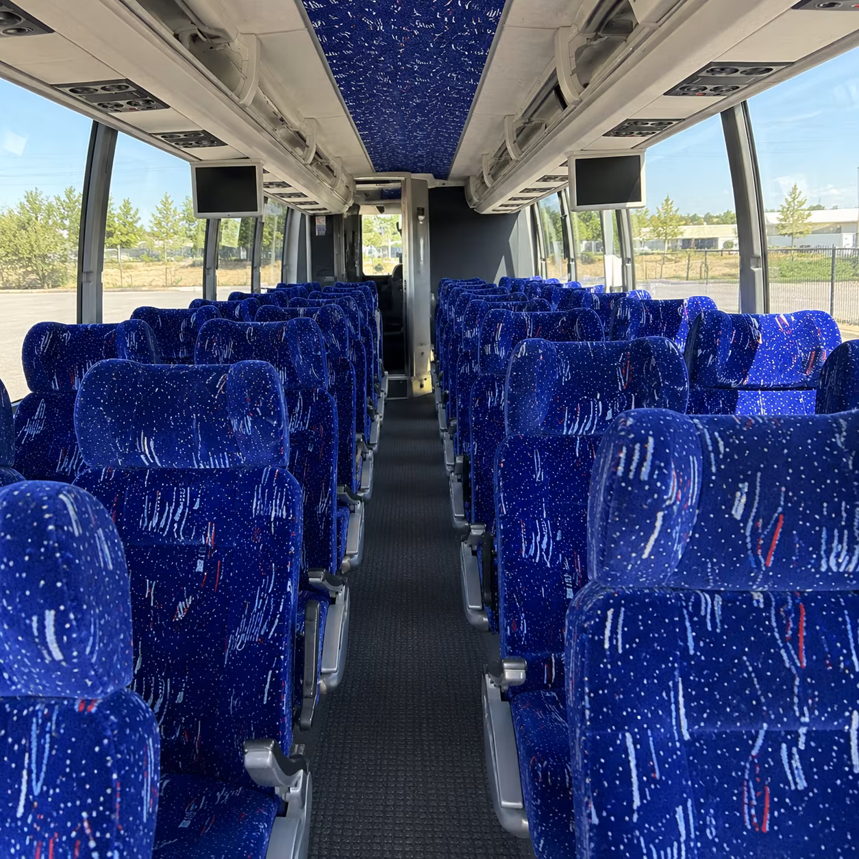 virginia beach charter bus services interior